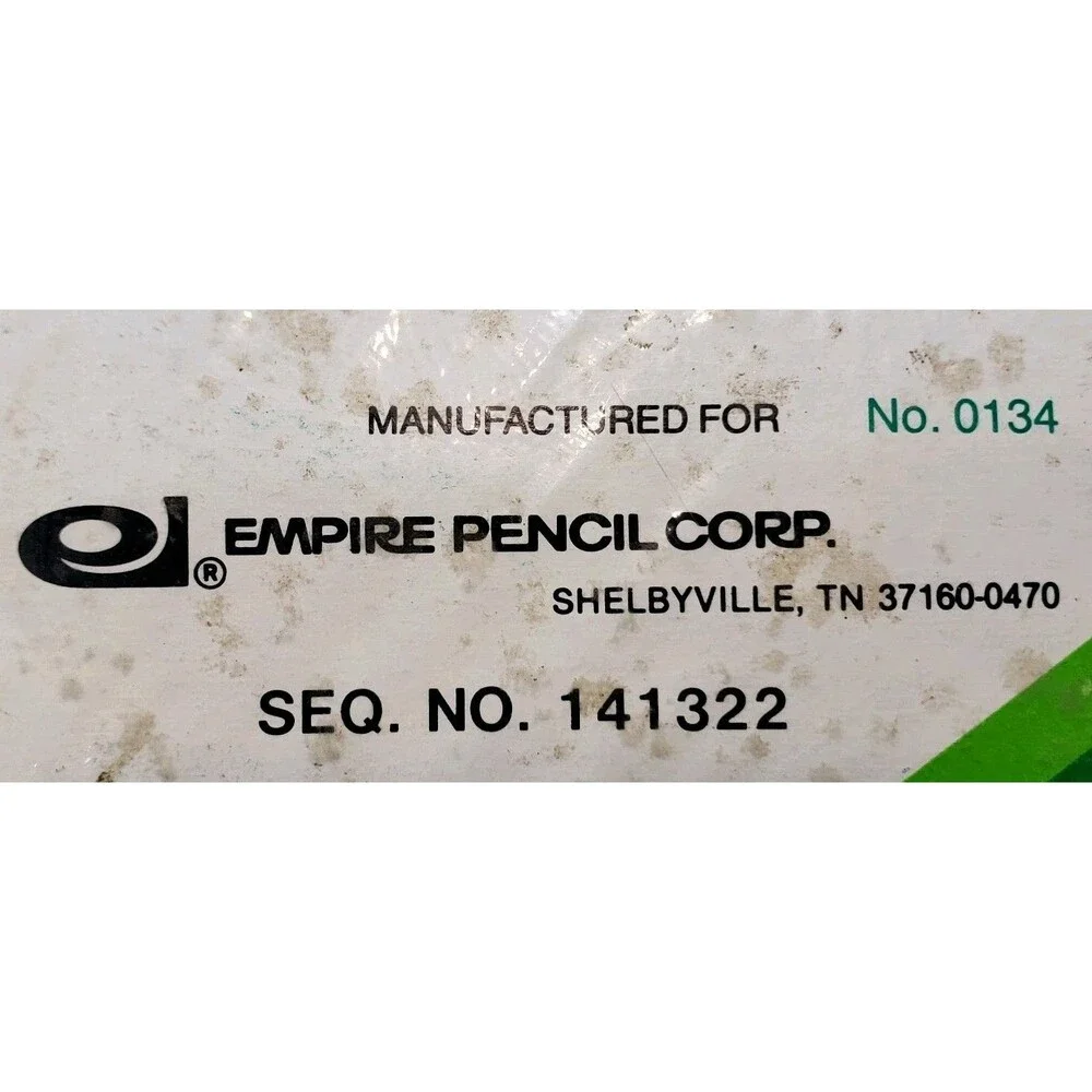 Vtg Empire Pencil Corp. Paper Clips 1977 Case 10 boxes of 100. (50 mm) No 0134!!